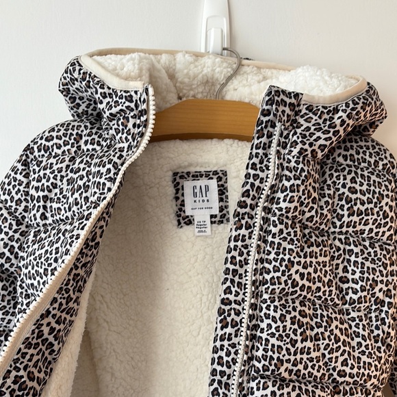 Kids Leopard Print Jacket - Picture 2 of 4